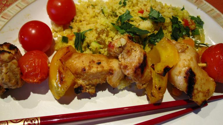 Spicy Moroccan Chicken Skewers Created by CaliforniaJan