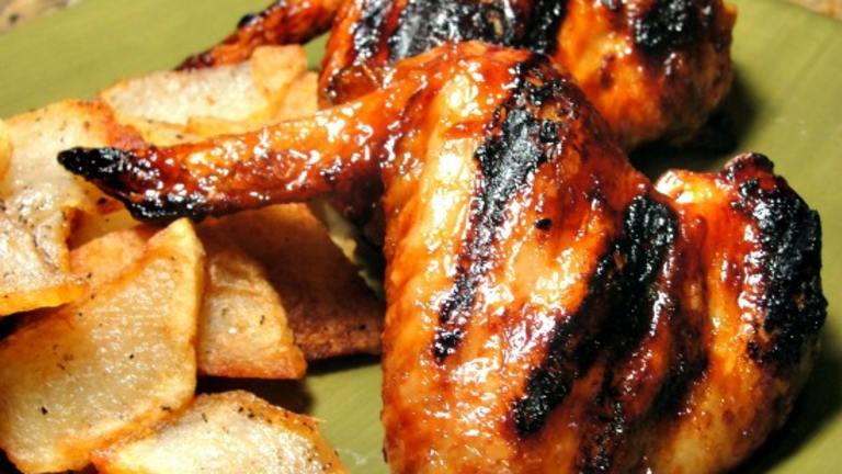 Sweet and Spicy Grilled Chicken Wings Created by diner524