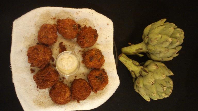 Crispy Deep Fried Spinach & Artichoke Dip Balls created by tpiercefield