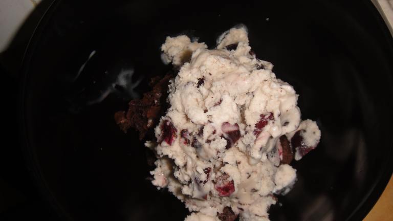 Cherry Chocolate Chip Ice Cream Created by aimbrulee