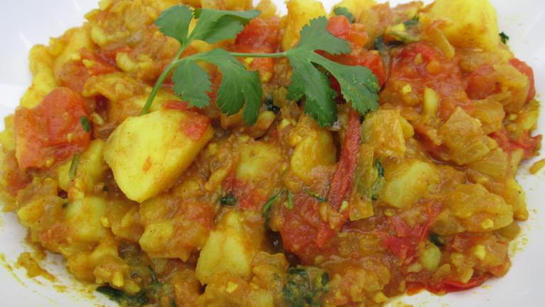 Potatoes With Garam Masala and Spicy Tomato Created by DailyInspiration