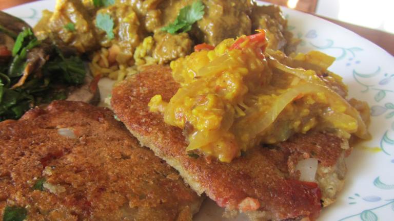 Flat Rice Bread from Southern India: Uttapam created by Rita1652