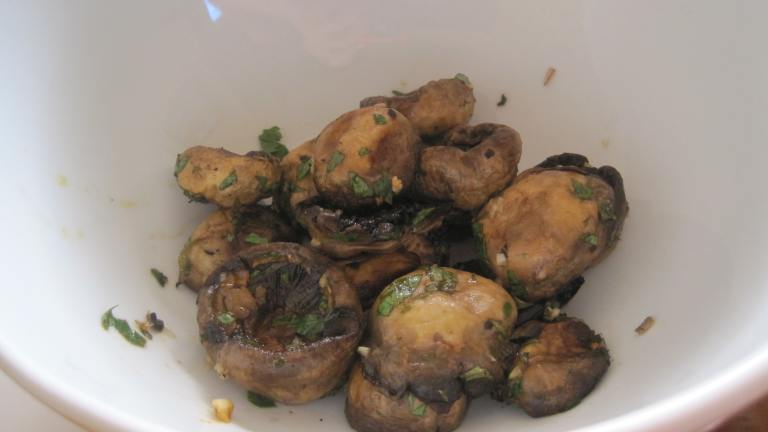 Grilled Mushrooms With Garlic Oil created by magpie diner