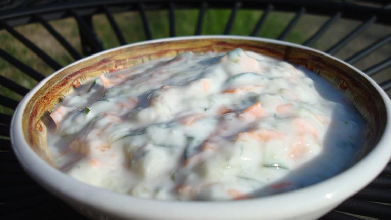 Raita - Cucumber, Carrot and Mint created by Starrynews