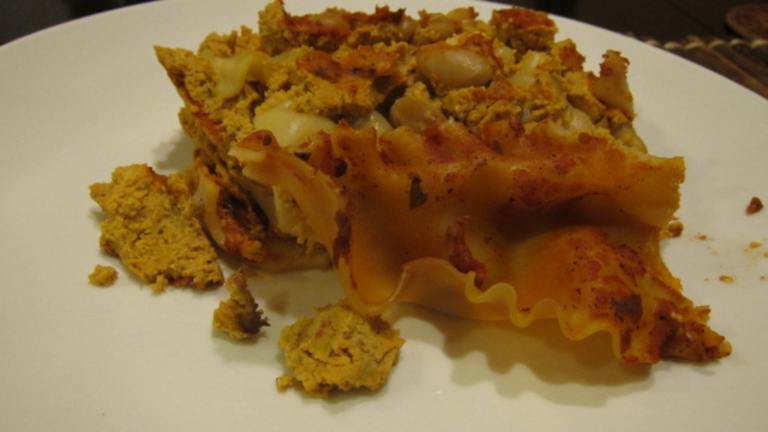 Pumpkin and White Bean Lasagna Created by Dr. Jenny