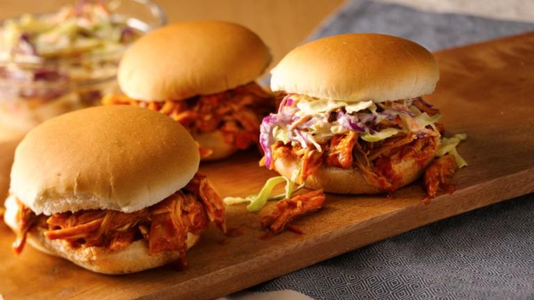 Pulled Chicken Sandwiches created by Progresso Recipe St