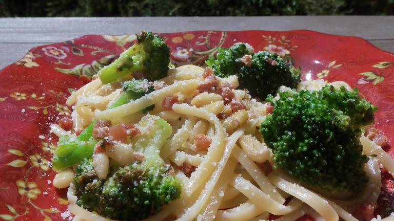 Angel Hair Pasta With Pancetta and Broccoli (Iron Chef Michael S Created by AZPARZYCH