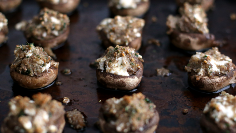 Parmesan-Garlic Stuffed Mushrooms created by Ashley Cuoco