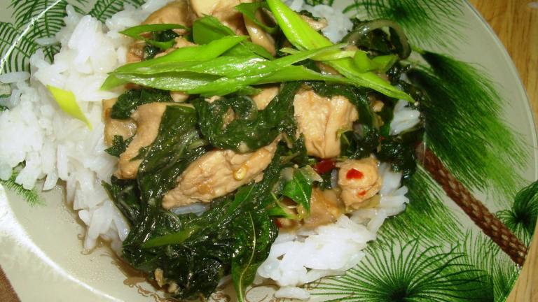 Refreshing Ginger Chicken With Spinach & Mushrooms Recipe - Food.com