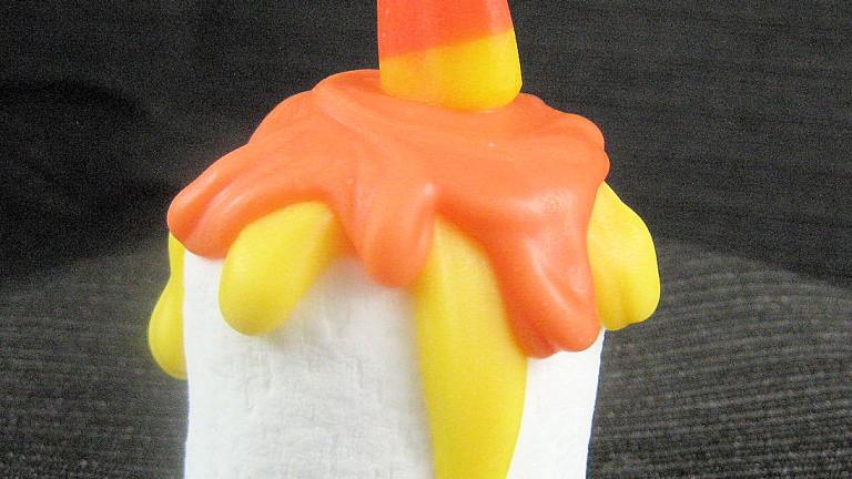 Candy Corn Marshmallows Created by Kathy
