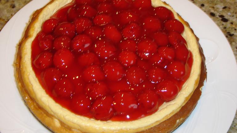 cherry cheesecake-low fat created by Chris from Kansas