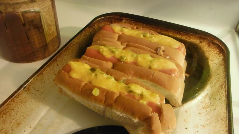 Open-Face Hot Dogs created by Terri Newell