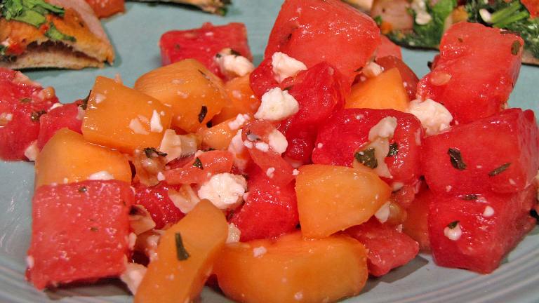Cantaloupe and Watermelon Salad created by loof751