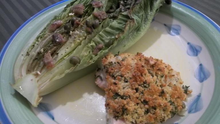 Parmesan Chicken With Caesar-Roasted Romaine created by rpgaymer