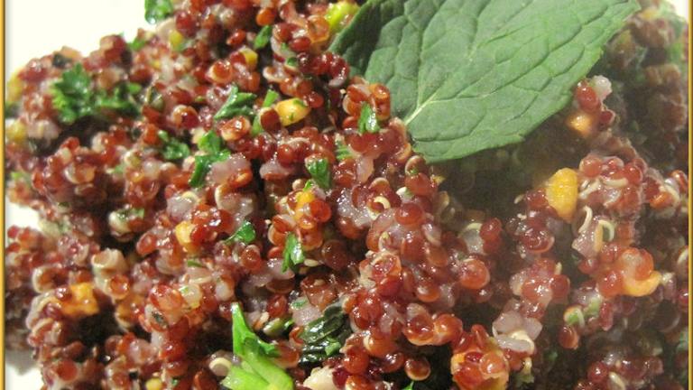 Red Quinoa With Pistachios created by Sandi From CA
