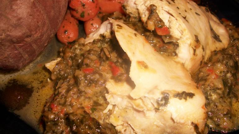 Spinach Stuffed Chicken Breasts created by ElizabethKnicely
