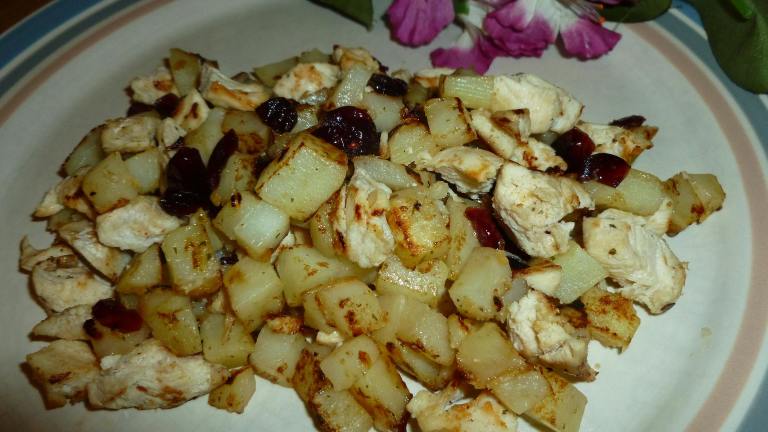 Chicken, Cherries and Potato Hash #5FIX created by Ronna F