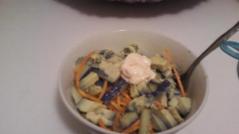 Brown Rice Veggie Sushi Bowl With Fat Free Spicy Mayo Created by TheVenturingVeggie