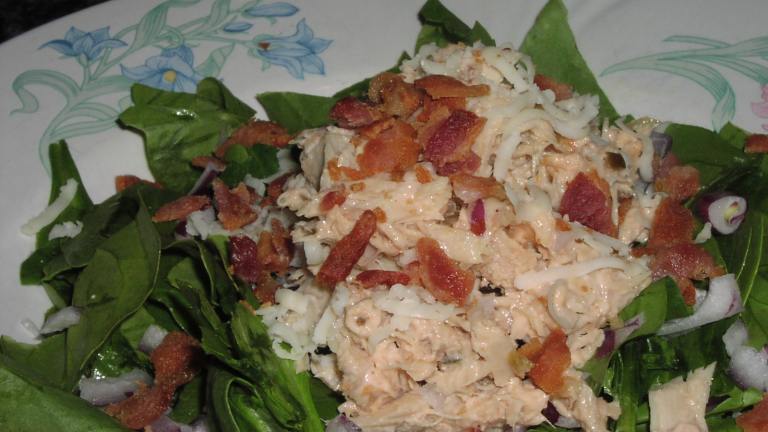 Fresh Spinach Salad With Spicy Tuna created by teresas