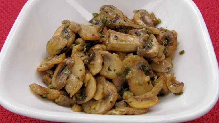 Herb Sauteed Mushrooms Created by lazyme