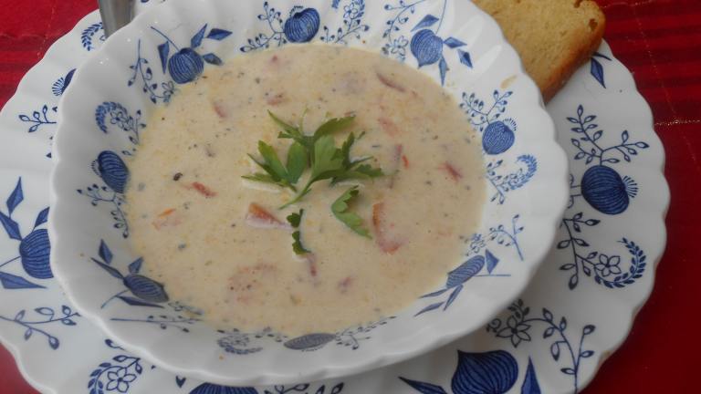Smoked Mussel Soup created by pammyowl