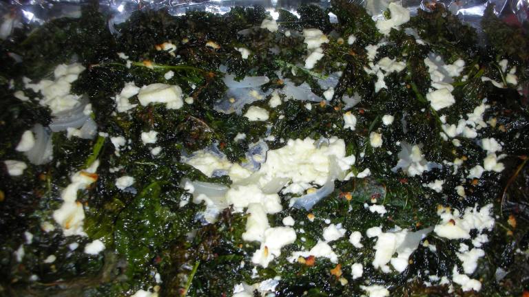 Roasted Kale With Crumbled Feta created by JackieOhNo