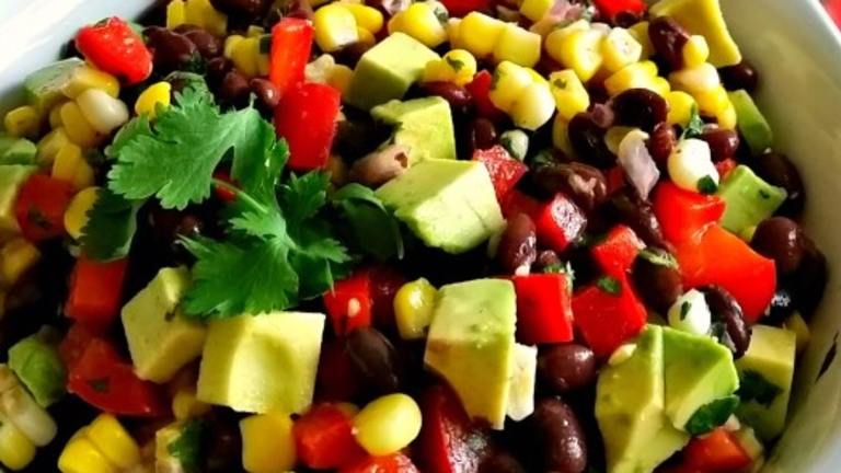 Black Bean Salad With Lime-Cilantro Vinaigrette created by accidental glutton