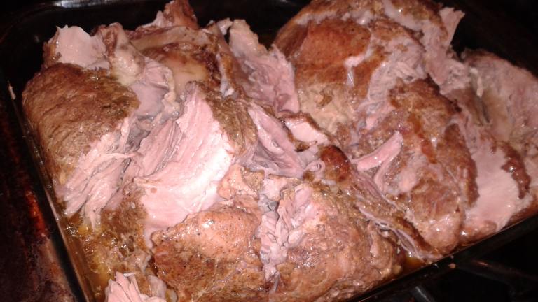 Sunday Plastic Wrap Roasted Pork for Pulled Pork or Carnitas Created by judijo