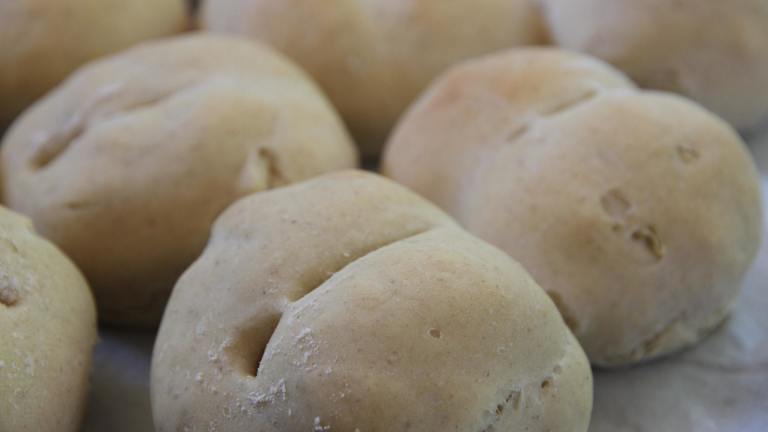 Sourdough Rye and Onion Rolls (Pistolet Style) created by Leggy Peggy