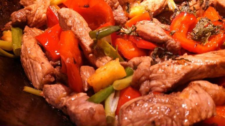 Vietnamese Tamarind Pork Stir-Fry created by Elmotoo