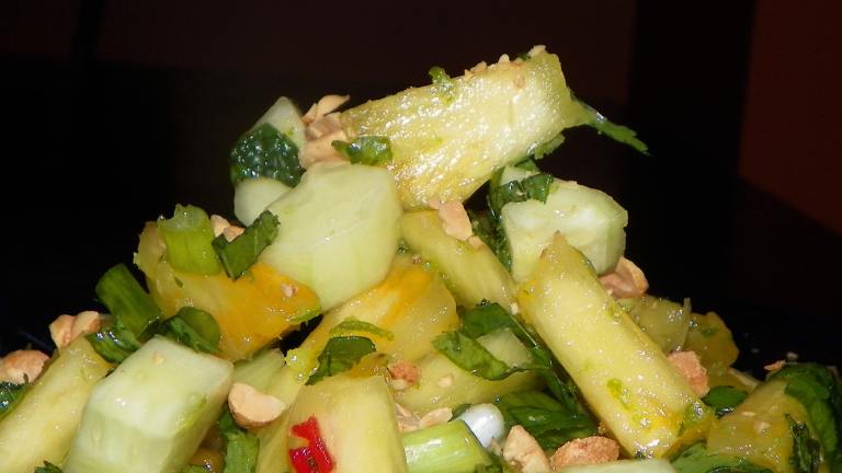 Thai Cucumber and Pineapple Salad Created by Baby Kato