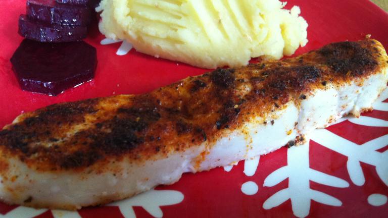 Blackened Grilled Halibut Created by strawberrybird