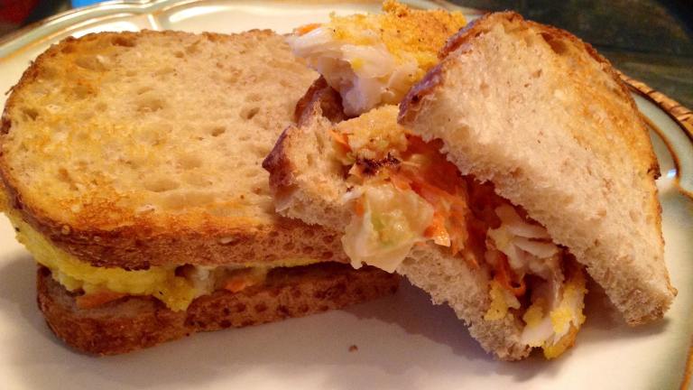 Healthy Crispy Fish Sandwich With Pineapple Slaw Created by WiGal