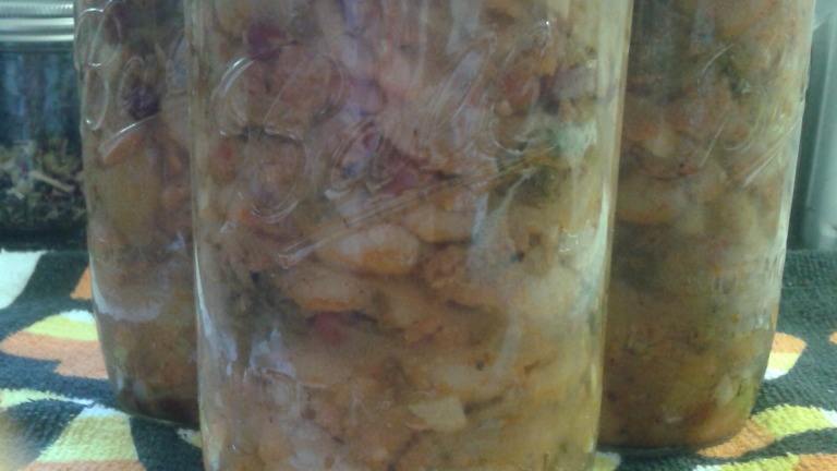 Kale, Potato, Bean, & Chorizo Soup -Canning Recipe- Created by shelteredcreature