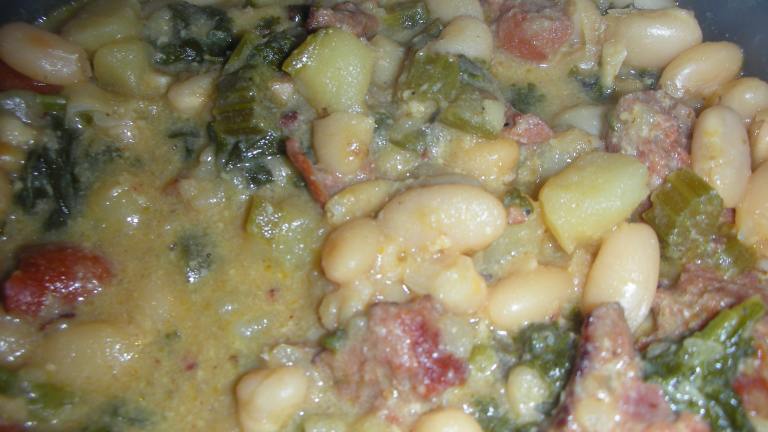 Kale, Potato, Bean, & Chorizo Soup -Canning Recipe- Created by JackieOhNo