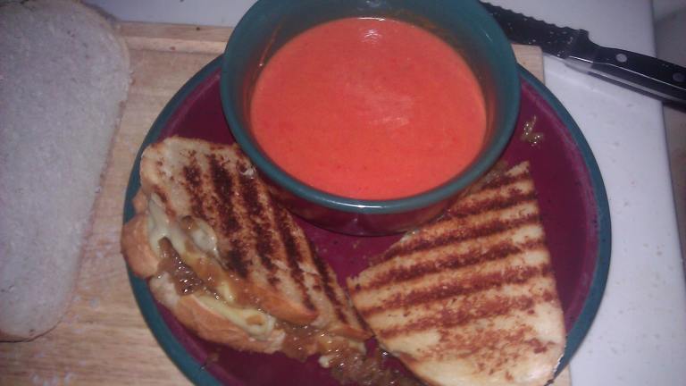 Roasted Tomato Bisque from the Sandwich King created by Dantana