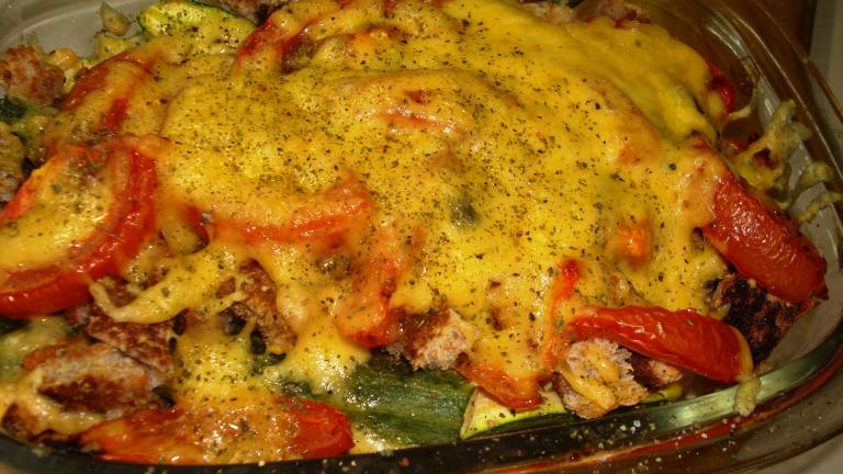 Tomato-Zucchini Scallop created by Karen Elizabeth