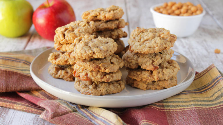 Caramel Apple Cookies Created by DeliciousAsItLooks