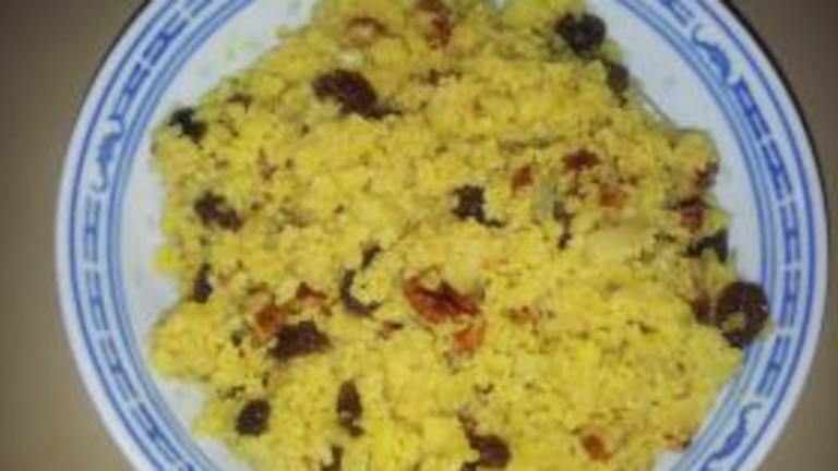 Spiced Couscous With Raisins and Almonds Created by ImPat