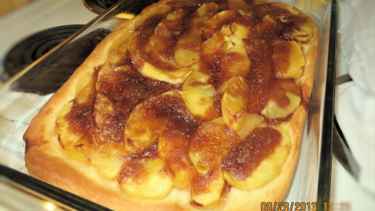 KAF Sourdough Cinnamon Apple Flatbread Created by Bonnie G 2