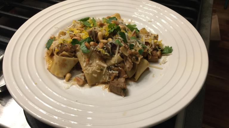 Duck Sugo With Pappardelle. Created by French Terrine