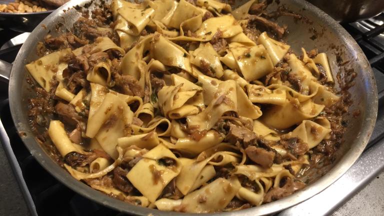 Duck Sugo With Pappardelle. Created by French Terrine