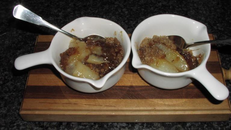 Fig and Pear Crumble Created by teresas