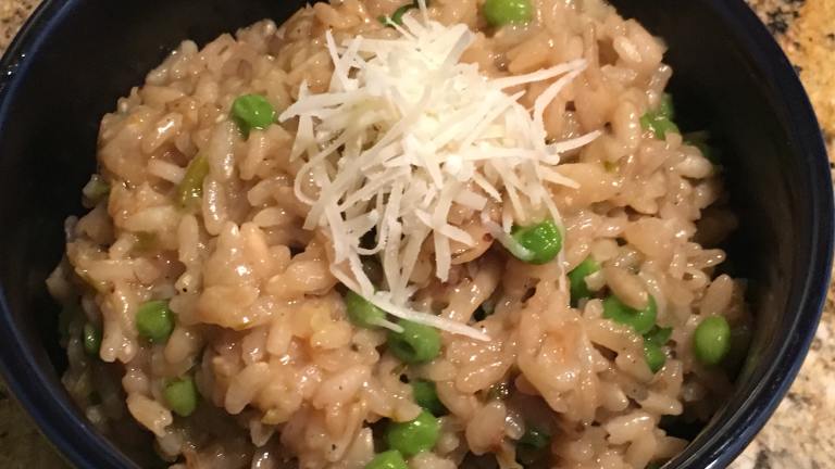 Risotto With Peas and Green Onions Created by karen