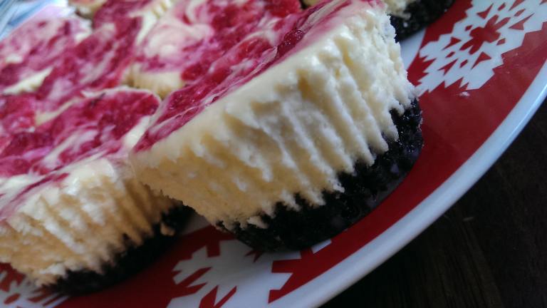 Raspberry Swirl Cheesecake Minis created by miska34yahoo.com