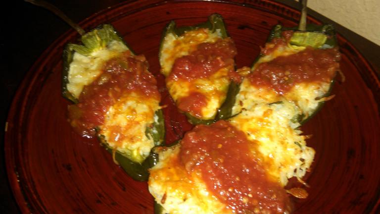 Potato Stuffed Poblano Peppers #SP5 created by Rita Potter