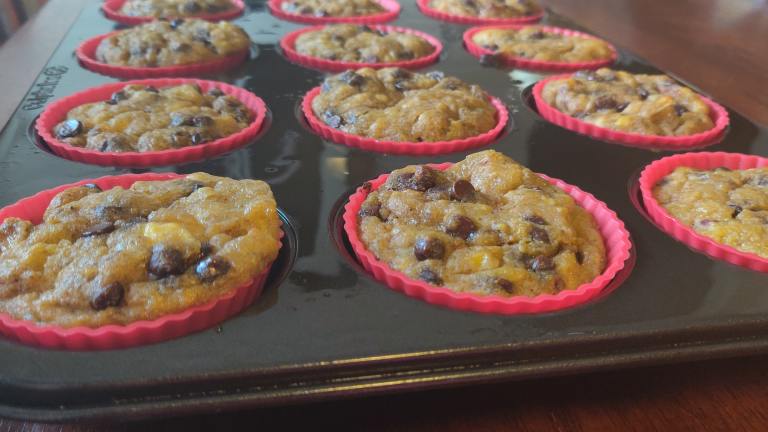 Paleo Banana Chocolate Chip Muffins created by mommyluvs2cook