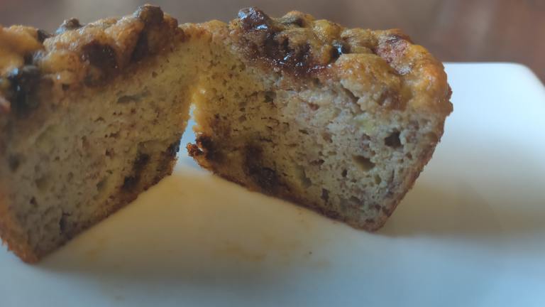 Paleo Banana Chocolate Chip Muffins Created by mommyluvs2cook