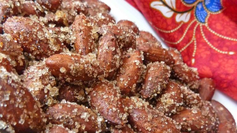 Sweet and Spicy Chinese Five Spice Roasted Almonds Created by Artandkitchen
