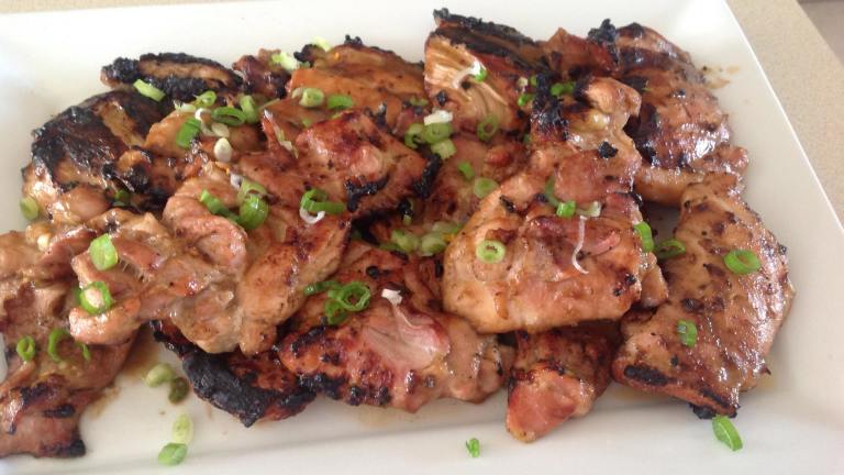 Thai Coconut Grilled Chicken Thighs created by MixnVixn